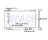 1993 LEXUS LS400 4.0 L RADIATOR REA41-1304A