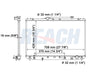 1993 TOYOTA CAMRY 2.2 L RADIATOR REA41-1318A