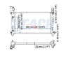 1995 PLYMOUTH VOYAGER 3.3 L RADIATOR REA41-1400A