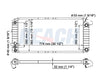 2000 CADILLAC ELDORADO 4.6 L RADIATOR REA41-1482A