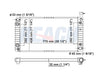 1996 GMC SAVANA 2500 4.3 L RADIATOR REA41-1489A