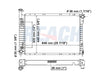 1995 MERCURY VILLAGER 3.0 L RADIATOR REA41-1511A