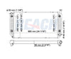 1996 GMC C3500HD 7.4 L RADIATOR REA41-1521A