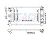 1994 GMC SONOMA 4.3 L RADIATOR REA41-1533A