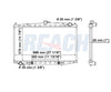 1999 NISSAN ALTIMA 2.4 L RADIATOR REA41-1573A