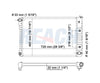 1990 GMC R2500 SUBURBAN 5.7 L RADIATOR REA41-1599A