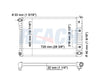1990 GMC P3500 5.7 L RADIATOR REA41-1599A