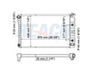 1979 CHEVROLET EL CAMINO 5.0 L RADIATOR REA41-162A