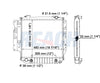 2005 JEEP WRANGLER 4.0 L RADIATOR REA41-1682A