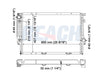 1995 BMW 530I 3.0 L RADIATOR REA41-1842A