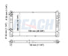 1999 VOLKSWAGEN EUROVAN 2.8 L RADIATOR REA41-2112A