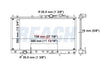 1999 MITSUBISHI ECLIPSE 2.4 L RADIATOR REA41-2406A