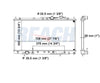 2003 MITSUBISHI ECLIPSE 3.0 L RADIATOR REA41-2410A