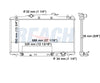 2004 ACURA RSX 2.0 L RADIATOR REA41-2412A