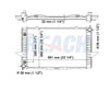 1999 VOLVO V70 2.4 L RADIATOR REA41-2424A