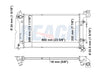 2006 TOYOTA COROLLA 1.8 L RADIATOR REA41-2428A