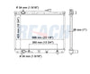 2005 SUZUKI GRAND VITARA 2.5 L RADIATOR REA41-2430A