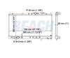 2001 MITSUBISHI ECLIPSE 2.4 L RADIATOR REA41-2438A