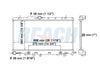 2002 SUBARU IMPREZA 2.0 L RADIATOR REA41-2450A