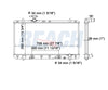 2007 SUZUKI AERIO 2.3 L RADIATOR REA41-2451A
