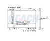 2007 TOYOTA HIGHLANDER 2.4 L RADIATOR REA41-2454A