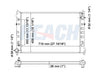 2002 MAZDA MPV 3.0 L RADIATOR REA41-2456A