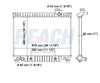 2007 CHEVROLET TRAILBLAZER 4.2 L RADIATOR REA41-2458A