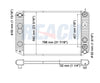 2000 GMC C7500 KODIAK 7.2 L RADIATOR REA41-2460A