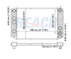 1999 GMC SCHOOL BUS CHASSIS 7.2 L RADIATOR REA41-2460A