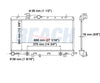 2006 SUBARU IMPREZA 2.5 L RADIATOR REA41-2464A