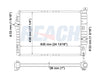 2000 PONTIAC FIREBIRD 3.8 L RADIATOR REA41-2472A