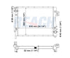 2002 DODGE RAM 1500 3.7 L RADIATOR REA41-2479A