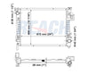2004 DODGE RAM 1500 3.7 L RADIATOR REA41-2480A