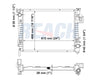 2006 DODGE RAM 1500 4.7 L RADIATOR REA41-2480A