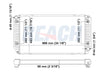 2001 CHEVROLET C3500 8.1 L RADIATOR REA41-2499A