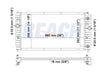2004 CHEVROLET CLASSIC 2.2 L RADIATOR REA41-2520A