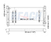 2002 GMC SIERRA 2500 HD 8.1 L RADIATOR REA41-2537A