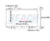 2003 LEXUS GS430 4.3 L RADIATOR REA41-2541A