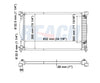 2005 AUDI A4 1.8 L RADIATOR REA41-2556A