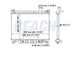 2008 SAAB 9-7X 5.3 L RADIATOR REA41-2563A
