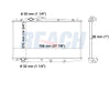 2006 HONDA ACCORD 3.0 L RADIATOR REA41-2571A