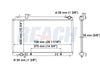 2006 NISSAN 350Z 3.5 L RADIATOR REA41-2576A
