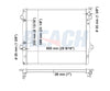 2008 TOYOTA FJ CRUISER 4.0 L RADIATOR REA41-2580A