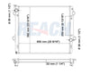 2008 LEXUS GX470 4.7 L RADIATOR REA41-2581A