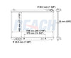 2005 INFINITI FX45 4.5 L RADIATOR REA41-2671A