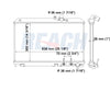2008 MAZDA RX-8 1.3 L RADIATOR REA41-2694A