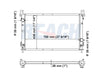 2004 CHRYSLER PACIFICA 3.5 L RADIATOR REA41-2702A