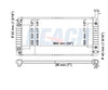 2004 CHEVROLET EXPRESS 3500 6.0 L RADIATOR REA41-2713A
