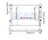 2008 CHEVROLET CORVETTE 6.2 L RADIATOR REA41-2714A