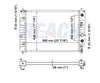 2006 CADILLAC XLR 4.6 L RADIATOR REA41-2715A